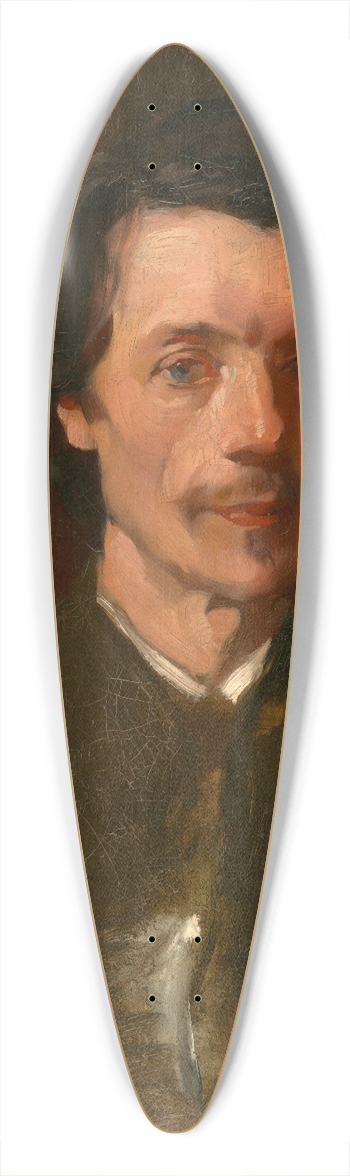 Frank Duveneck - Walter Shirlaw 39.3 inch art pintail longboard deck