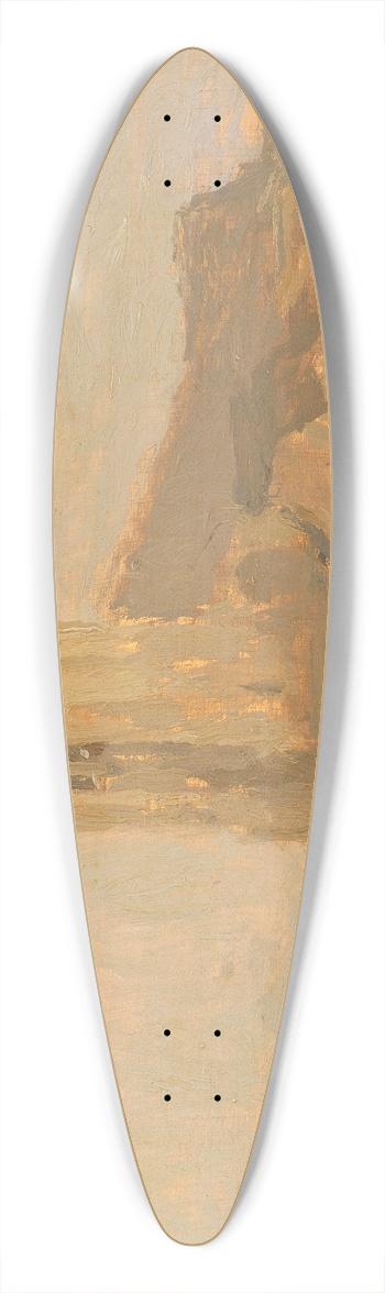 Frank Edwin Scott - Eglise Saint Merry 39.3 inch art pintail longboard deck