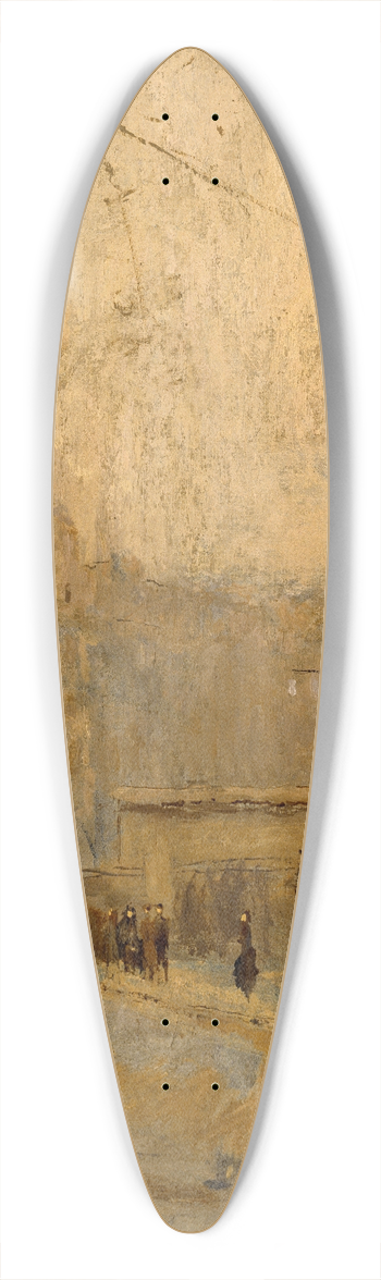Frank Edwin Scott - La Madeleine no. III 39.3 inch art pintail longboard deck