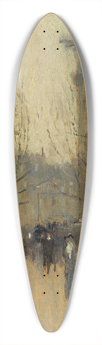 Frank Edwin Scott - La Madeleine no. IV 39.3 inch art pintail longboard deck