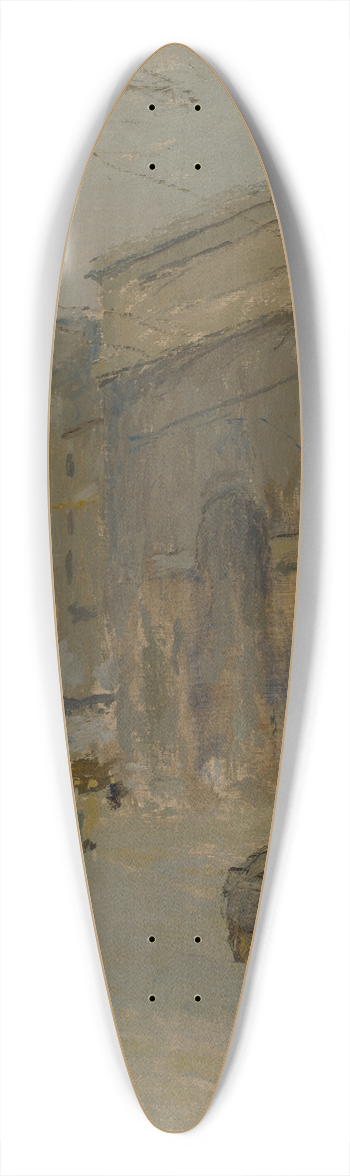 Frank Edwin Scott - Porte St. Martin no. II 39.3 inch art pintail longboard deck