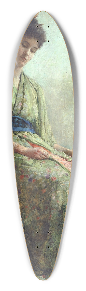 Frank Edwin Scott - Somnolence 39.3 inch art pintail longboard deck