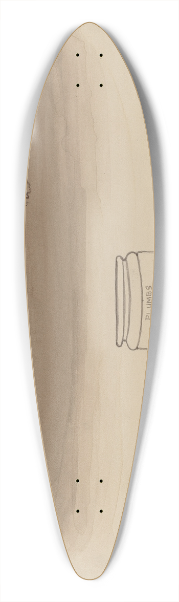 Frank Fumagalli - Preserve Jar 39.3 inch art pintail longboard deck