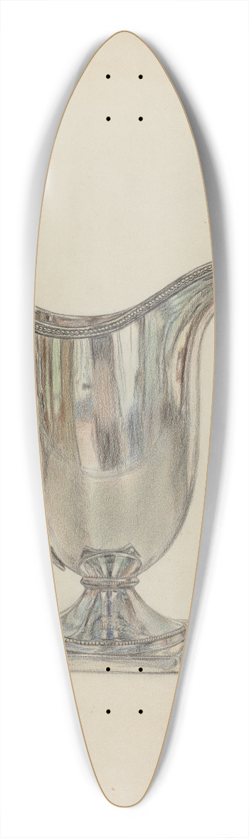 Frank Fumagalli - Silver Pitcher 39.3 inch art pintail longboard deck