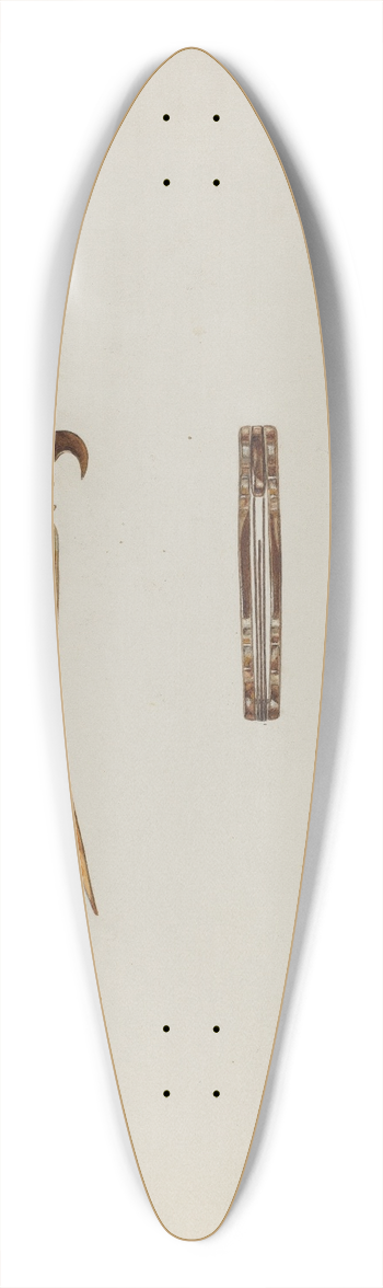 Frank Fumagalli - Toothpick 39.3 inch art pintail longboard deck