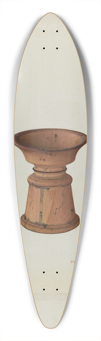 Frank Gray - Ink Sander 39.3 inch art pintail longboard deck