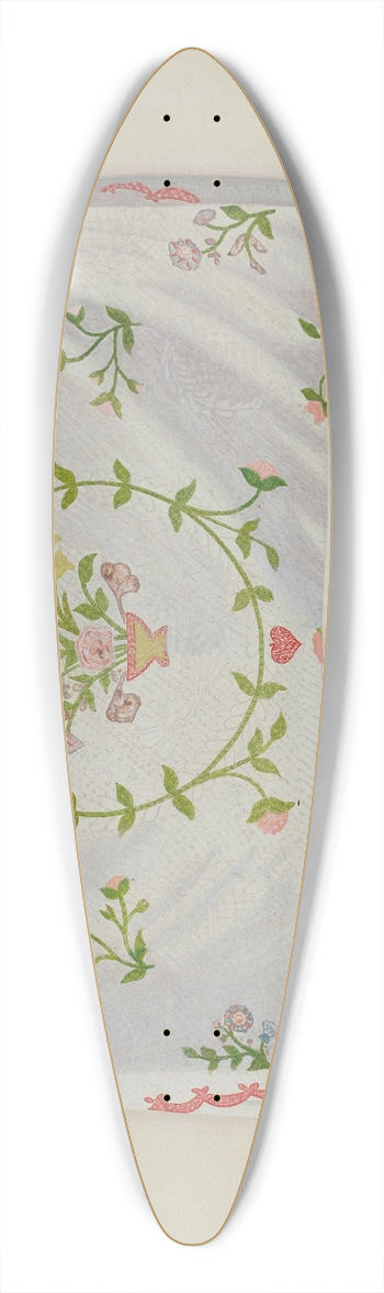 Frank Gutting - Quilt 39.3 inch art pintail longboard deck
