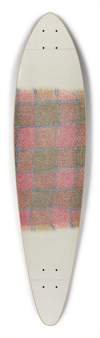 Frank J. Mace - Homemade Cloth 39.3 inch art pintail longboard deck