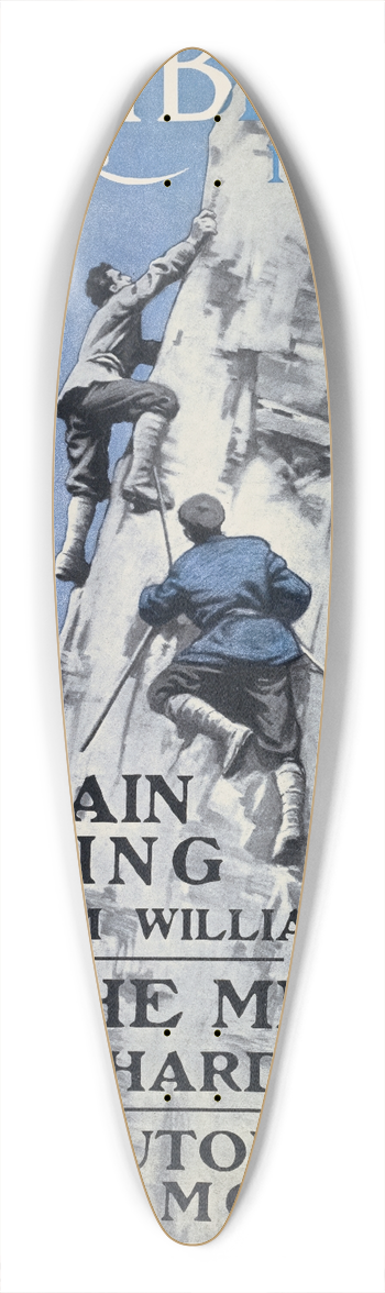 Franklin Booth - Scribners for May 39.3 inch art pintail longboard deck