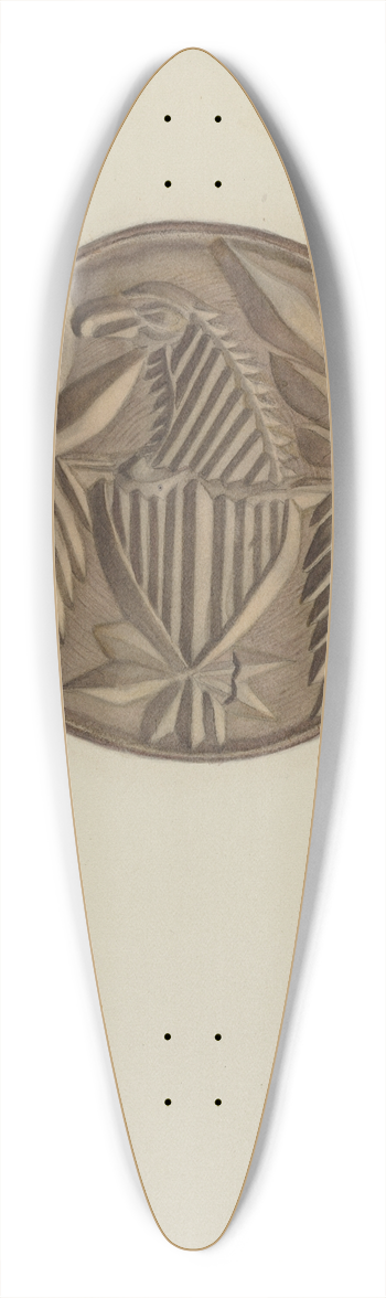 Franklyn Syres - Butter Mold 39.3 inch art pintail longboard deck