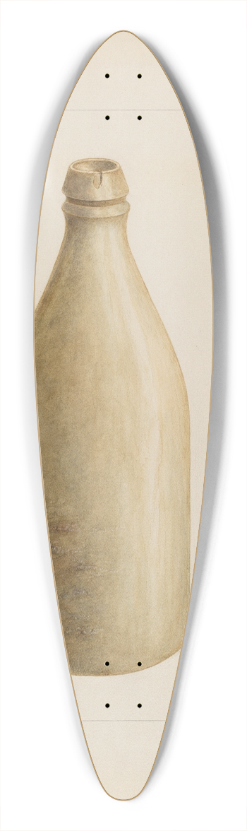 Frank Maurer - Stone Bottle 39.3 inch art pintail longboard deck