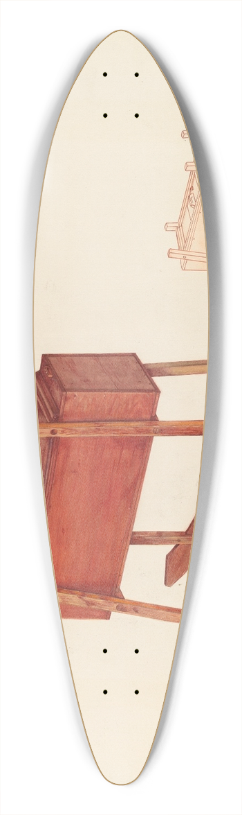 Frank McEntee - Churn (Rocker Type) 39.3 inch art pintail longboard deck