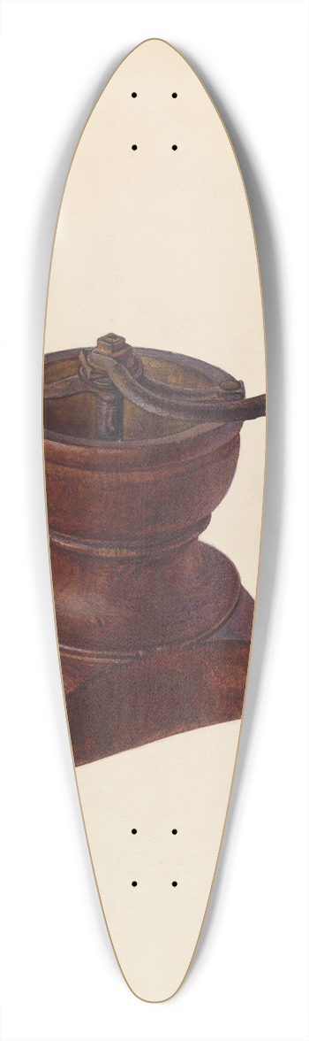 Frank McEntee - Coffee Grinder 39.3 inch art pintail longboard deck