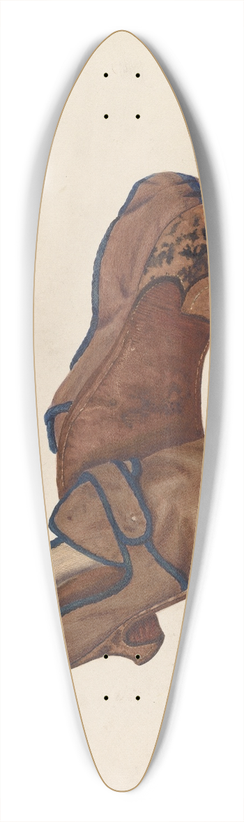 Frank McEntee - Ladies Slippers 39.3 inch art pintail longboard deck