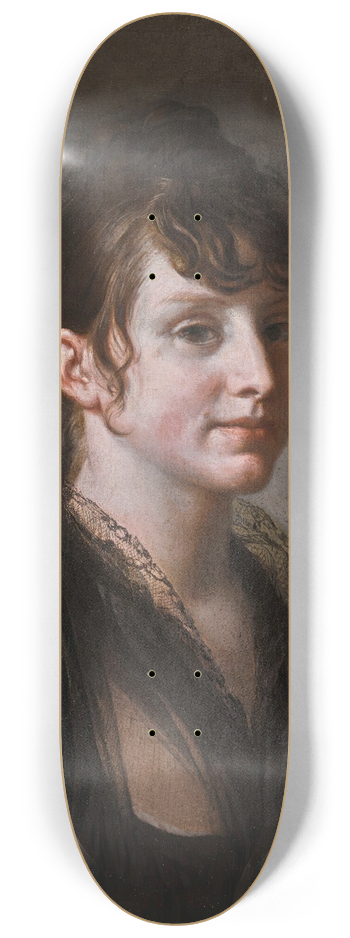 Jean Pierre Saint-Ours - Portrait of a lady 8.25 inch art skate deck