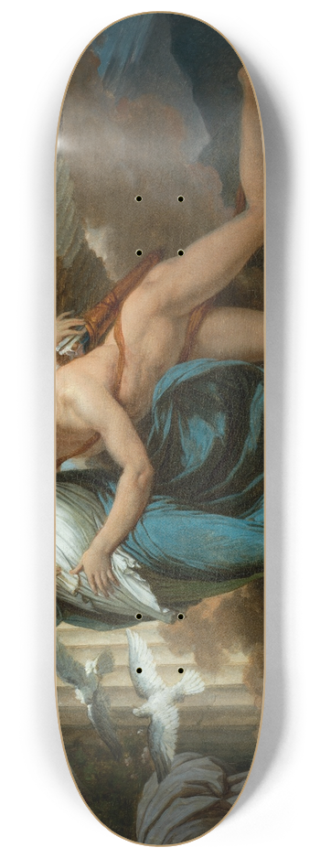 Jean Pierre Saint-Ours - The Reunion of Cupid and Psyche 8.25 inch art skate deck