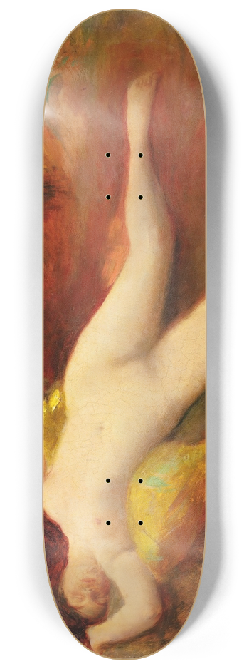 Jean Veber - The doll woman 8.25 inch art skate deck