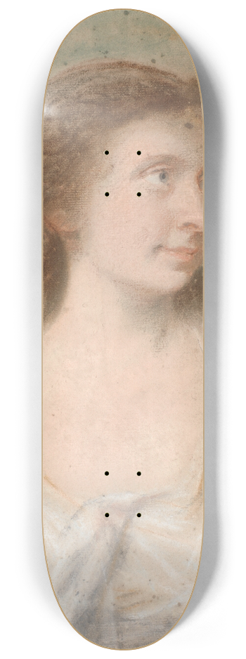 Jens Juel - Portrt af Maria Magdalene Becker 8.25 inch art skate deck