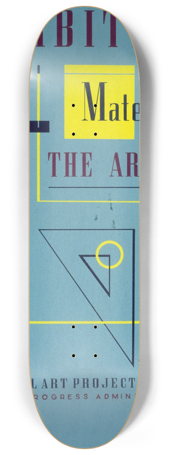 Jerome Henry Rothstein - Exhibition Materials for the artist 8.25 inch art skate deck