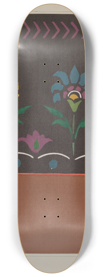 Jerome Hoxie - Stencilled Floor 8.25 inch art skate deck