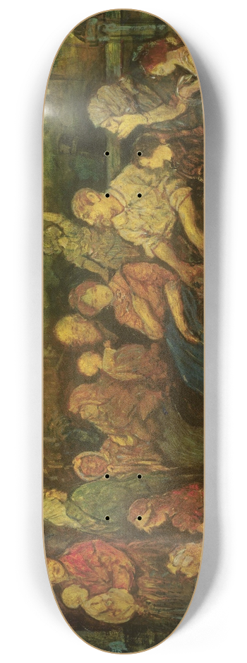 Jerome Myers - Evening on the Pier 8.25 inch art skate deck