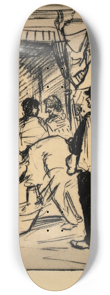 Jerome Myers - Lemon Vendor 8.25 inch art skate deck