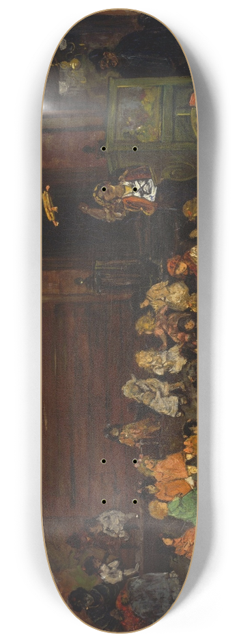 Jerome Myers - The Tambourine 8.25 inch art skate deck