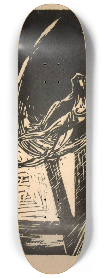 Jerzy Hulewicz - Bell (Hangman) 8.25 inch art skate deck