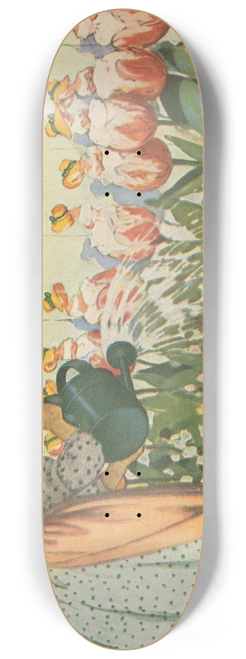 Jessie Willcox Smith - Mary, Mary, quite contrary, how does your garden grow 8.25 inch art skate deck