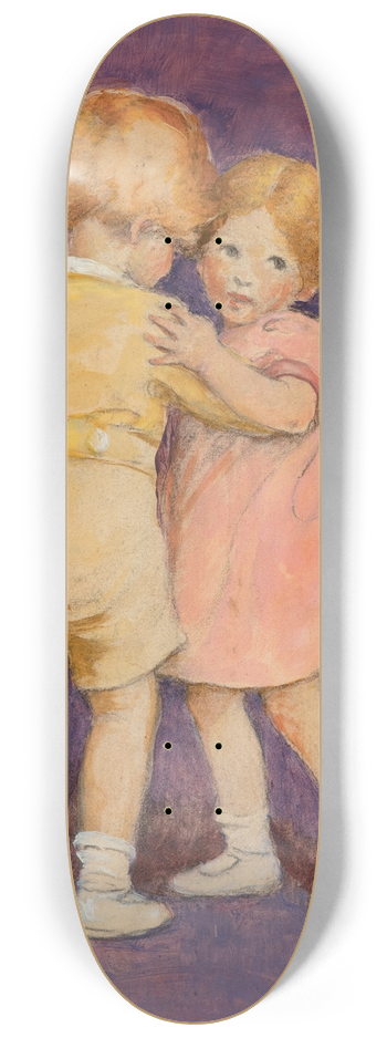 Jessie Willcox Smith - May I Have the Pleasure 8.25 inch art skate deck