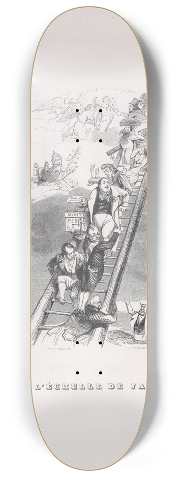 J. J. Grandville - Jacobs Ladder 8.25 inch art skate deck