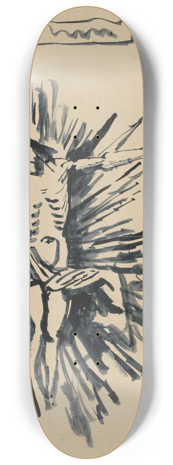 Jn Novk - Krucifix 8.25 inch art skate deck