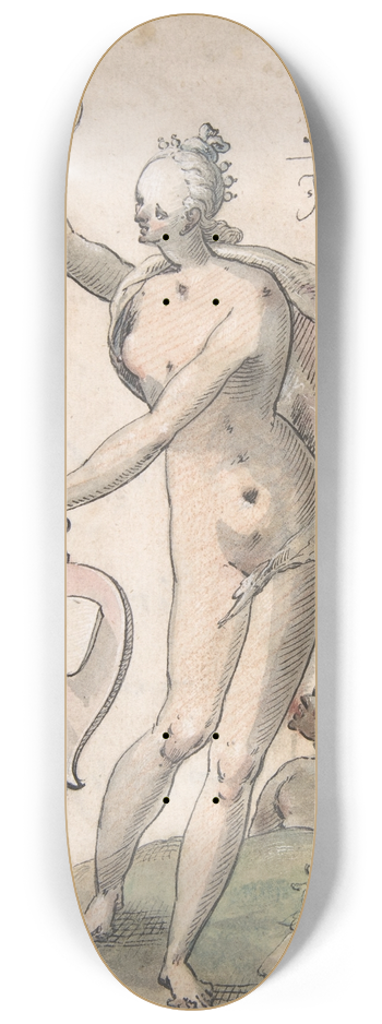 Joachim Lchteke - Allegory of Art 8.25 inch art skate deck