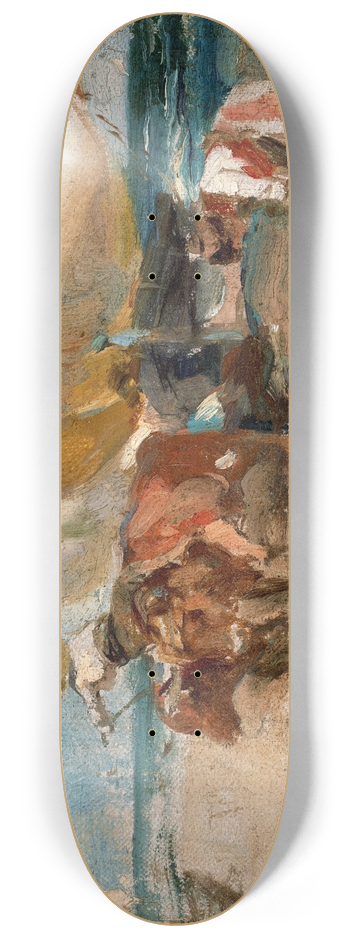 Joaqun Sorolla - Escena De Playa 8.25 inch art skate deck