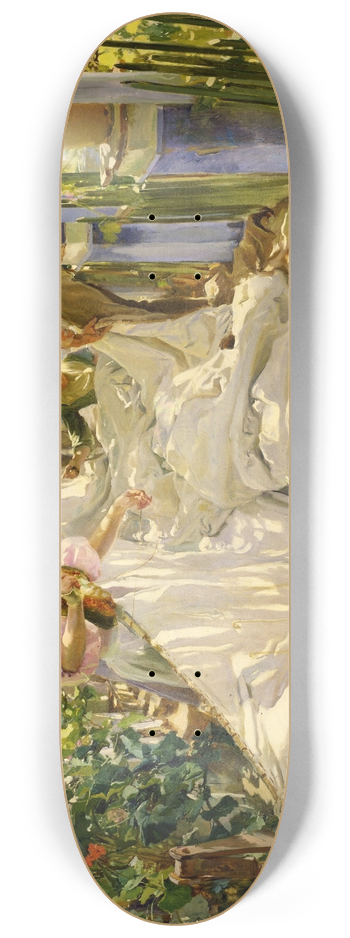 Joaqun Sorolla - Sewing the Sail 8.25 inch art skate deck