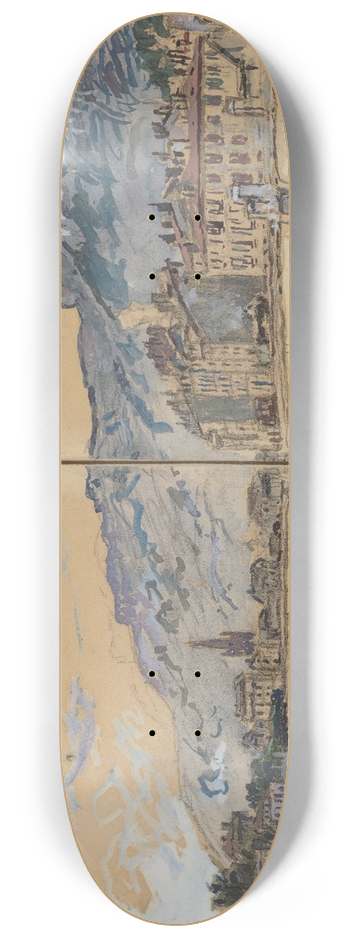 Johan Barthold Jongkind - Grenoble 8.25 inch art skate deck