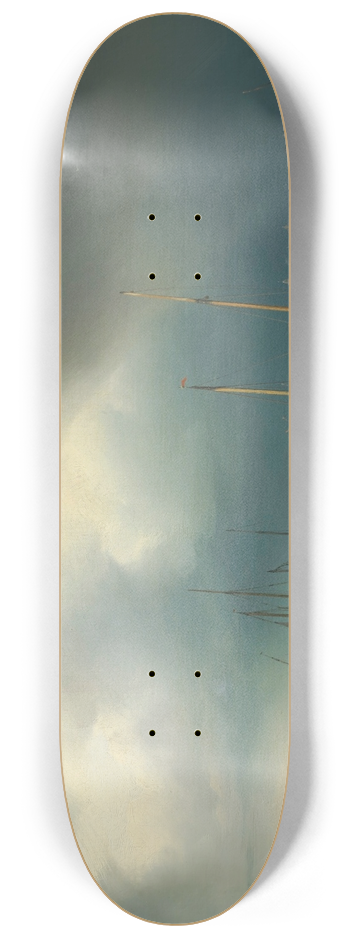 Johan Hendrik Louis Meyer - Coastal view 8.25 inch art skate deck