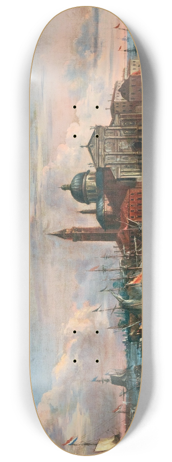 Johann Anton Eismann - San Giorgio Maggiore, Venice 8.25 inch art skate deck