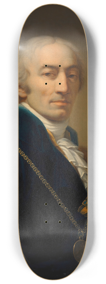 Johann Baptist von Lampi the Elder - Michael Mayer (Hofquartierbuchverwalter) 8.25 inch art skate deck