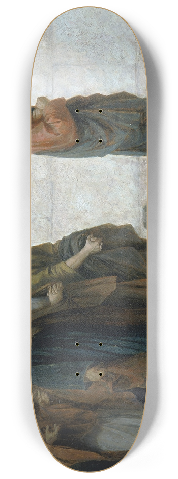 Johannes Adam Simon Oertel - Going Down to Gethsemane 8.25 inch art skate deck