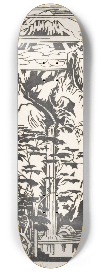 Johannes Frederik Engelbert ten Klooster - Helling Merapi 8.25 inch art skate deck