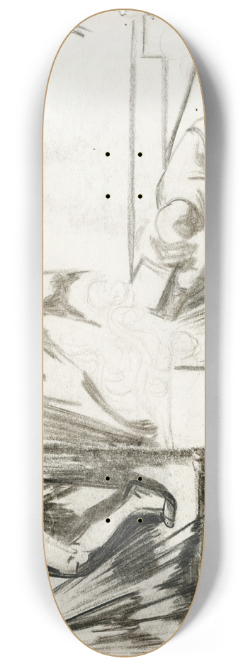 Johannes Josephus Aarts - Christus 8.25 inch art skate deck