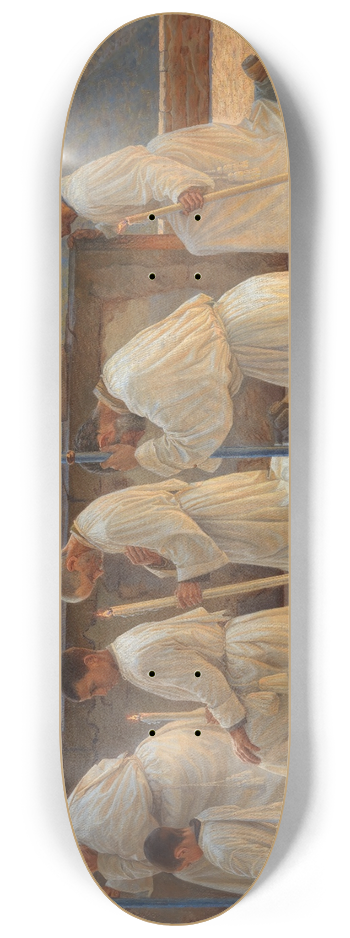 Johannes Wilhjelm - Bn om regn. Procession i Apenninerne 8.25 inch art skate deck