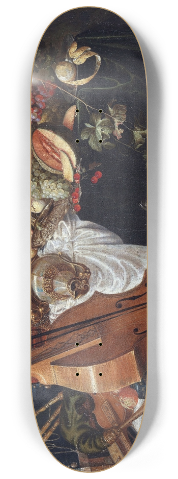 Johann Friedrich Grueber - Still Life 8.25 inch art skate deck