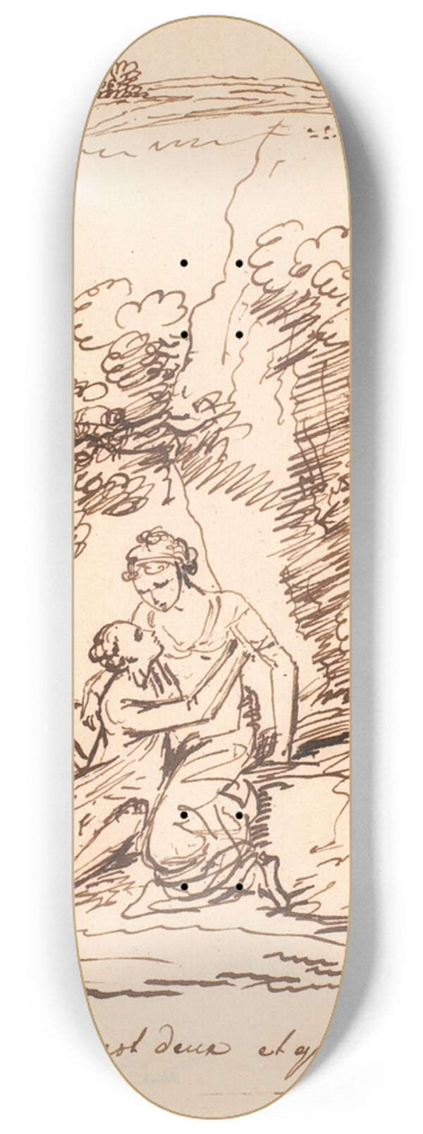 Jens Juel - Quand on est deux et quand on saime 8.25 inch art skate deck