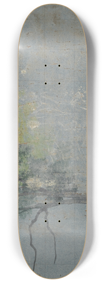 Johann Jacob Dorner - Tree Studies (verso) 8.25 inch art skate deck