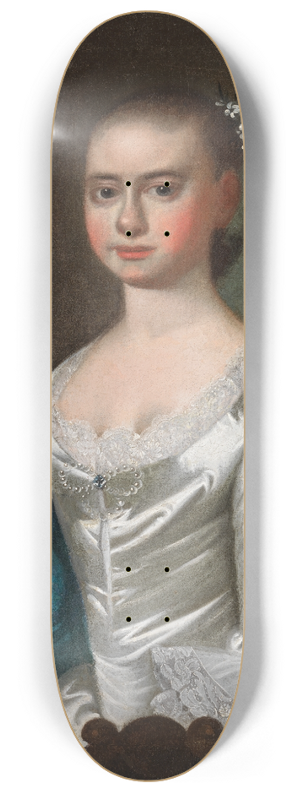 Jeremiah Theus - Polly Ouldfield of Winyah 8.25 inch art skate deck