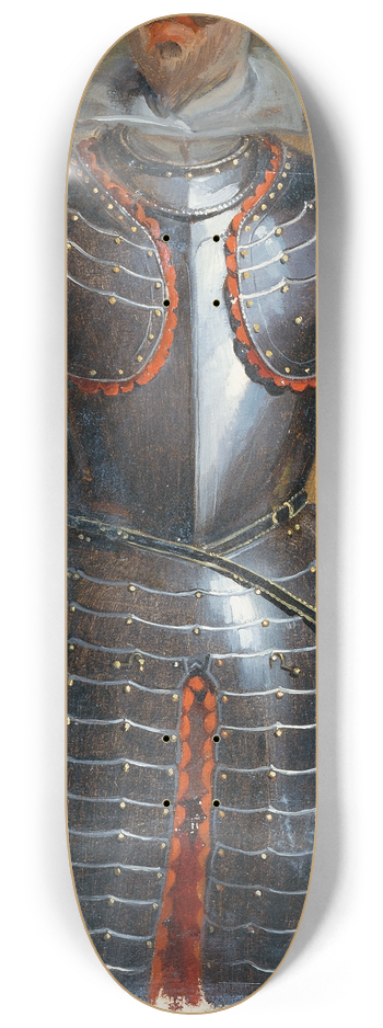Johann Peter Krafft - Dreiviertelharnisch 8.25 inch art skate deck