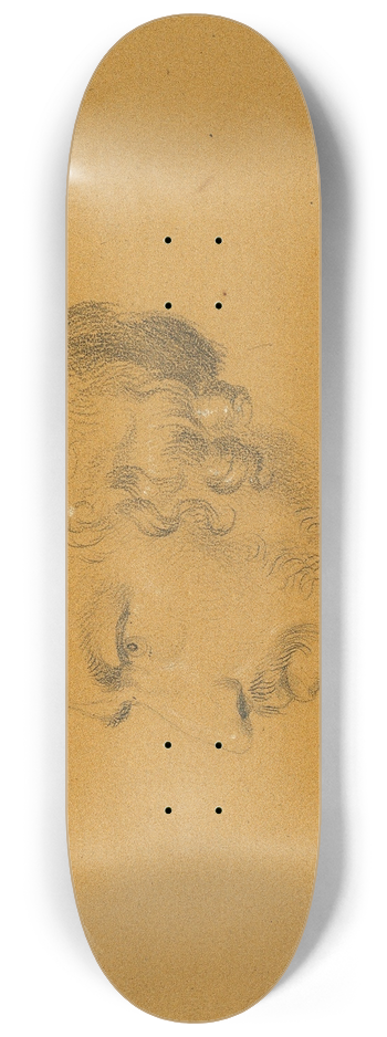 Johann Peter Krafft - Studie eines brtigen Mannes 8.25 inch art skate deck