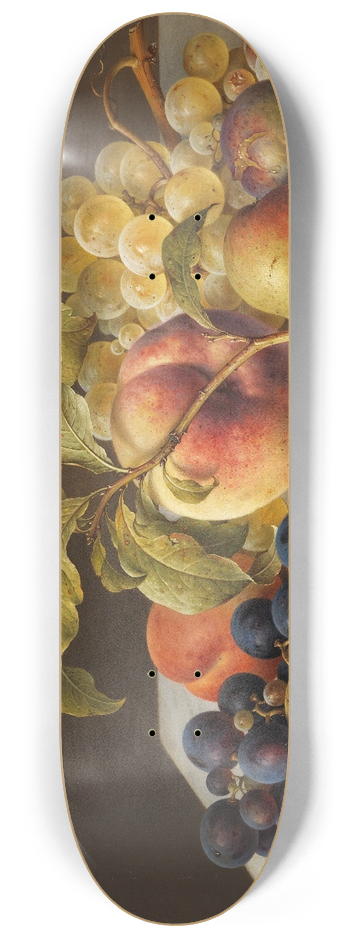 Johann Wilhelm Preyer - Frchtestillleben 8.25 inch art skate deck